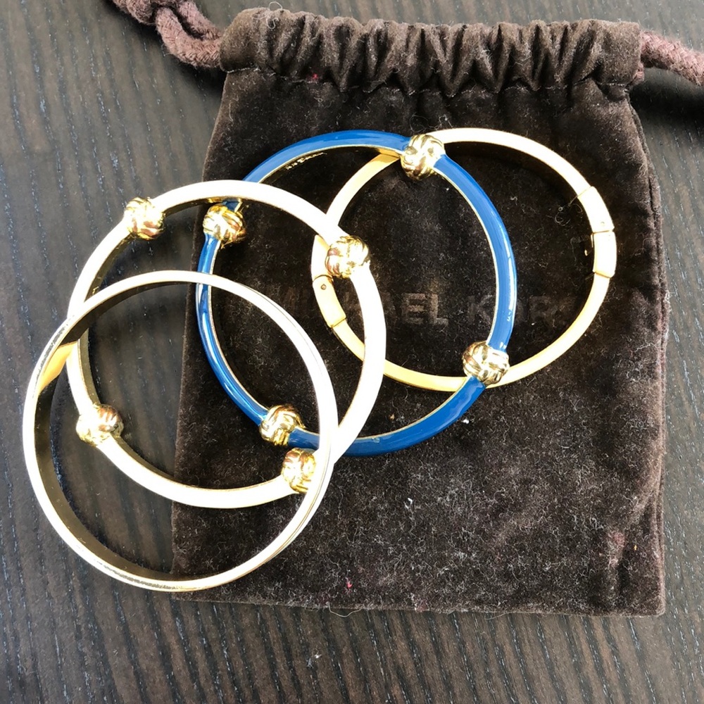 Lilly and Michael Kors bangle set